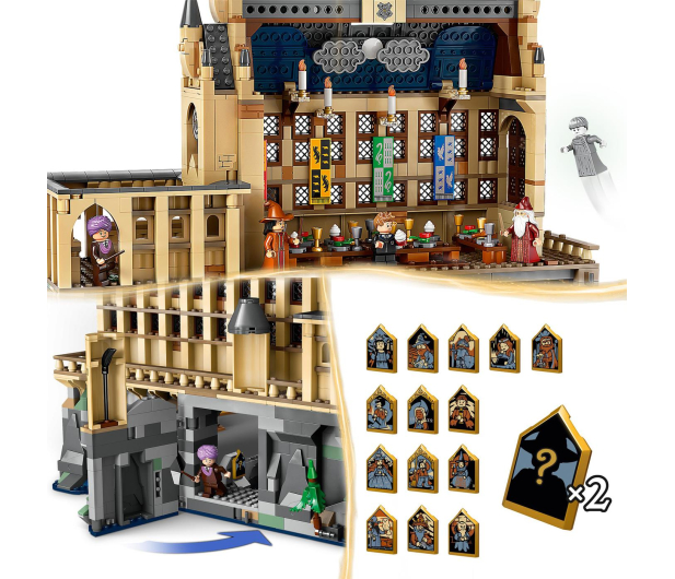 LEGO Harry Potter 76435 Zamek Hogwart: Wielka Sala - 1248471 - zdjęcie 4